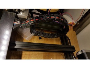 geeetech a30 eje del cable de cadena arrastre alivio tensión 3d la impresora partes geetech 3d print model - Mito3D