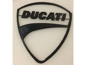 ducati logo Zeichen logos 3d print model - Mito3D