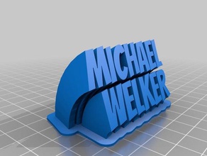 michael office personalizzato 3d print model - Mito3D