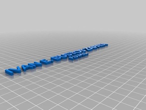 customized nameplate signs logos 3d print model - Mito3D