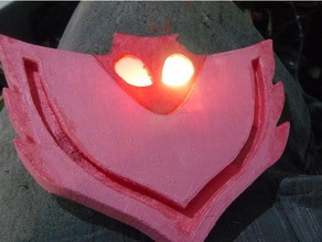 pj máscaras owlette mama placa amuleto sinal adereços 3d print model - Mito3D