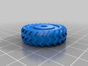 pneu llanta la robotique 3d print model - Mito3D