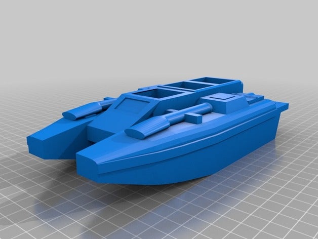 boat anti-grav tank toys games legion star wars 3D print model - Mito3D