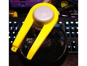 einfacher Schraubverschluss, Flaschenöffner-Schlüsselring-mount-pop tab Küche Essen Schlüsselanhänger Flaschenöffner 3d print model - Mito3D