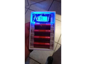 18650 batería powerbank caso de la caja bricolaje remix 3d print model - Mito3D