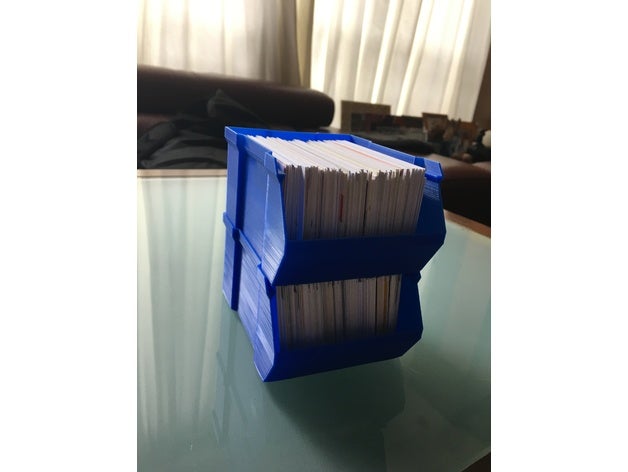 cartão de visita do organizador organização buisnesscardholder o negócio titular office material escritório empilhável caixa recipiente 3D print model - Mito3D