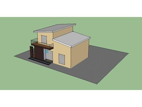 la maison des bâtiments structures 3d print model - Mito3D