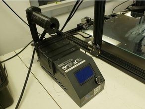 cr10 spool holder 3d printing creality cr-10 filament 3d print model - Mito3D