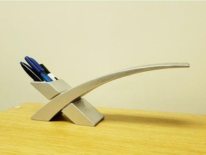 spacex titular de un lápiz la oficina fácil impresión equipos suministros tesla 3d print model - Mito3D