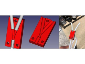 non-jamming filamento joiner 3d la stampante accessori bowden creality 3d print model - Mito3D