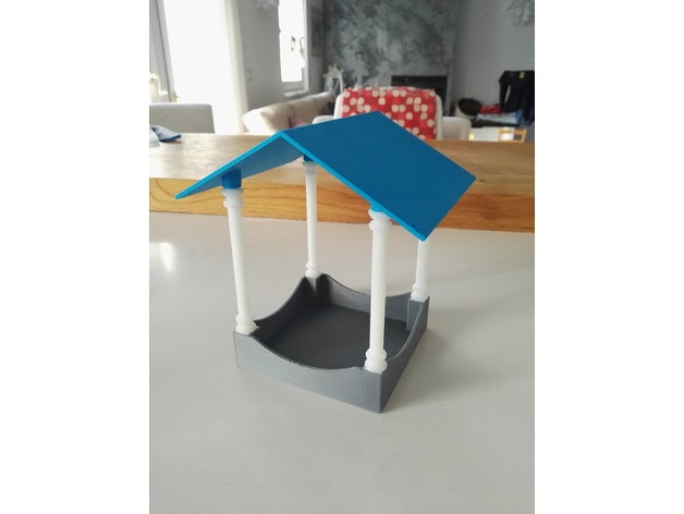 bird house feeder pets 3D print model - Mito3D