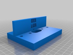 meine angepasste Zapfen jig 34 Führungsbuchse schwimmende diy 3d print model - Mito3D