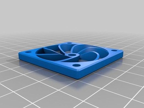 40mm turbine style fan guard 3d printer parts 3d print model - Mito3D