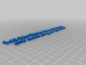 gladtohelp i segni loghi personalizzato 3d print model - Mito3D