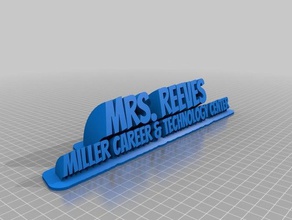 reeves 2 office angepasst 3d print model - Mito3D