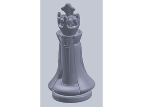 Kral satranç boardgame boardgames tahta oyunu parça taşları 3d print model - Mito3D