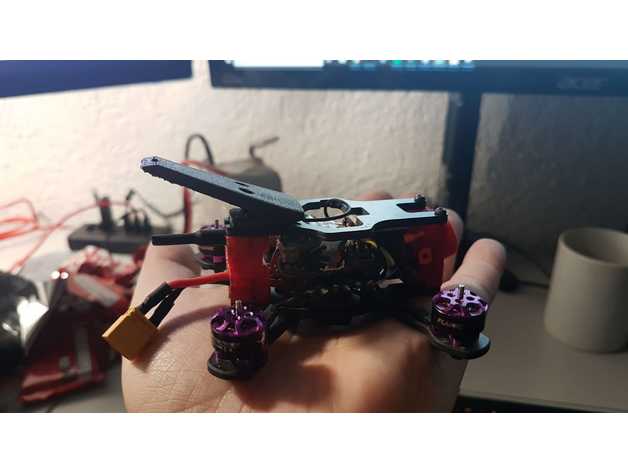 kl-ex90 crossfire carrera xf de la antena montaje rc vehículos el fpv kl ex90 klex90 3D print model - Mito3D