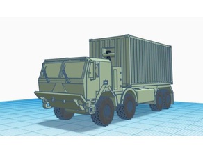 tatra 815-7 8x8 multilift msh-165-sca contenedor transportador modelos checa república 3d print model - Mito3D