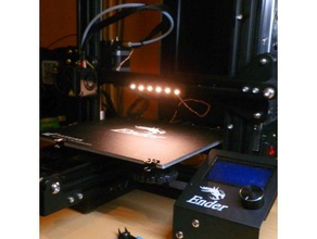 mini barra de led tira 10cm 3d la impresora accesorios 3d print model - Mito3D