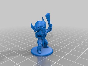 spacegoblin starfinder creatures 35mm alien game miniature model roleplaying rpg science fiction scifi tabletop wargaming 3d print model - Mito3D