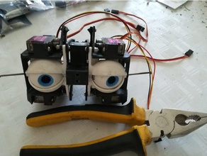 inmoov olho mecanismo robótica 3d print model - Mito3D