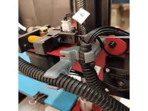 filament guide support cable u20 3d printer accessories alfawise 3d print model - Mito3D
