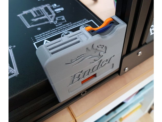 adattatore per schede sd custodia creality ender 5 3 d la stampante parti 3D print model - Mito3D