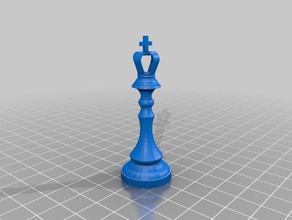 el rey de ajedrez remix 3d print model - Mito3D
