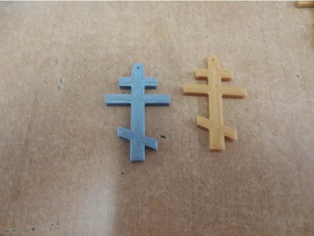 byzantine orthodox cross jewelry christian eastern religious 3D print model - Mito3D