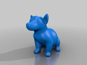 colima Hund circa 100-300 ce durchsucht Replikate Photogrammetrie 3d print model - Mito3D