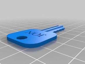 my customized schlage sc1 5 pin house key wlabel plus depth files diy 3d print model - Mito3D