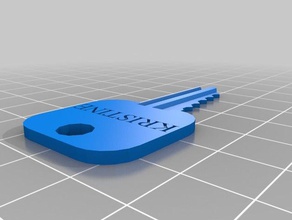 il mio personalizzato schlage sc1 5 pin chiave di casa wlabel plus profondità file fai da te 3d print model - Mito3D