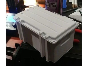 revised csgo crate working hinge model furniture counter strike remix storage box 3d print model - Mito3D