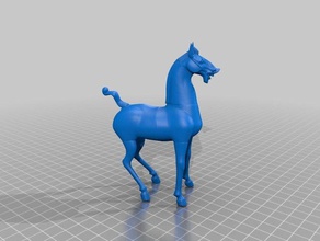 himmlischen Pferdes durchsucht Replikate Photogrammetrie 3d print model - Mito3D