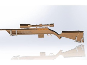 rifle funda giro instalar a ferramenta esporte ao ar livre arma montagem giratório 3d print model - Mito3D