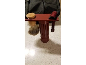 shave brush container stand bathroom 3d print model - Mito3D