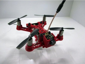 micro quadrocopter rc i veicoli spazzolato drone droni fpv racer quadcopter quadrokopter 3d print model - Mito3D