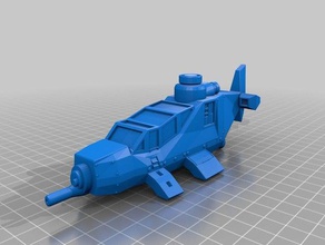 grav-chopper les jouets jeux 148 flyer star wars légion 3d print model - Mito3D