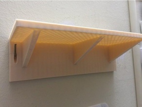 hercules hook shelf organization gorilla bracket mount 3d print model - Mito3D