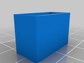 caja tapa bater&iacutea naida sencilla contentores 3d print model - Mito3D