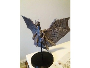 kushala daora creatures dragon elder fantasy iron metal monster hunter world p3steel rpg wind 3d print model - Mito3D