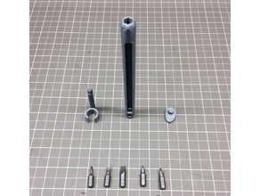 pencil screwdriver hand tools hex bit holder multitool 3d print model - Mito3D