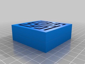double-sided contained ball maze puzzles customizer generator openscad 3d print model - Mito3D