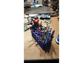 masaüstü Petek küçük ajanda organizasyon özelleştirilmiş masa oganizer danışma Örgütü işaretleyici marker tutucu kalem pencilholder kutusu kap sahibi tornavida sharpie lehim lehimleme istasyonu aleti araç 3d print model - Mito3D