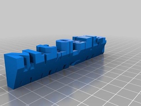 mateos nameplate office customized 3d print model - Mito3D