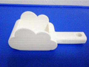cloud shower head toys games 3d print model - Mito3D