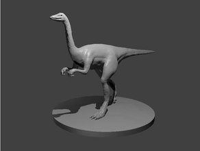 gallimimus de montagem jogos dinousaur dnd 3d print model - Mito3D