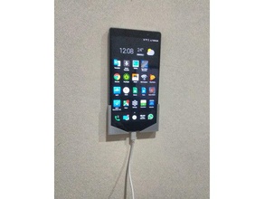 ince cep telefonu tablet duvar montaj mobil standı tutucu stand duvara monte 3d print model - Mito3D