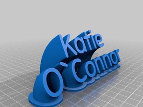 katie 3 office customized 3d print model - Mito3D