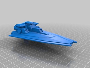 -bayoneta de la clase crucero ligero los juguetes juegos star wars 3d print model - Mito3D